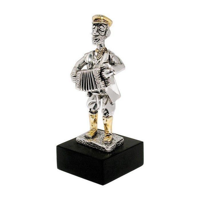 Sterling Silver Miniature (6cm x 3cm) Accordion Player